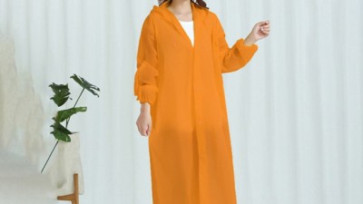 ☔️ 비오는 날에도 쨍한 너! 주황색 우비 후기 & 득템 팁 ✨